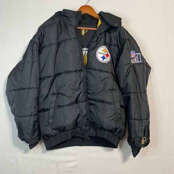 Pro Player NFL Experience Pittsburgh Steelers Reversible Men's Jacket - Size L - Picture 10 of 14
